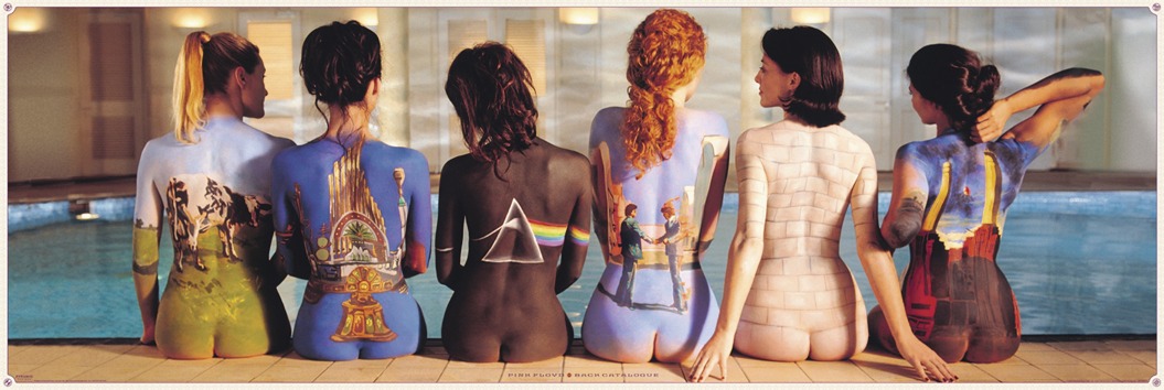 Poster Pink Floyd Filles Qui Font Du Bodypainting Posters Format Paysage Commandez D S