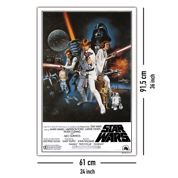 Poster Star Wars Style C Americain Posters Grand Format