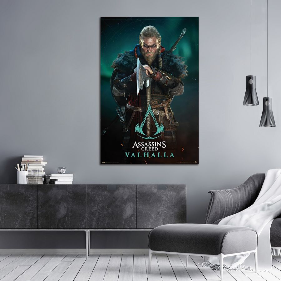 Poster Assassins Creed Valhalla Eivor Ii En Vente Sur Close Up 0855