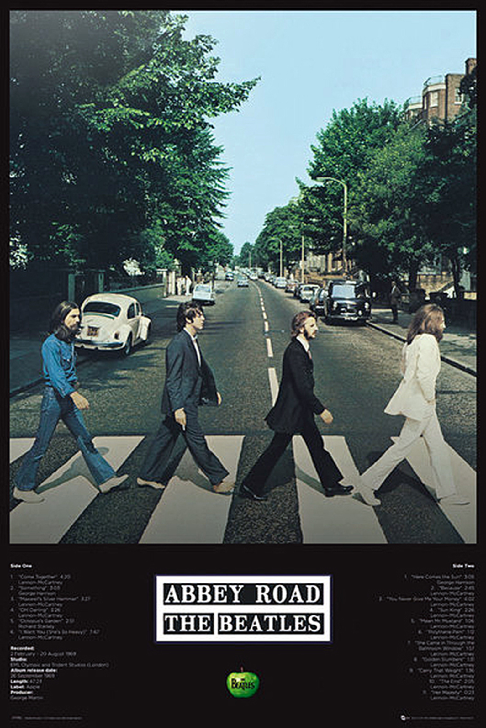 The Beatles Abbey Road Art Print Poster Beatles Wallp - vrogue.co