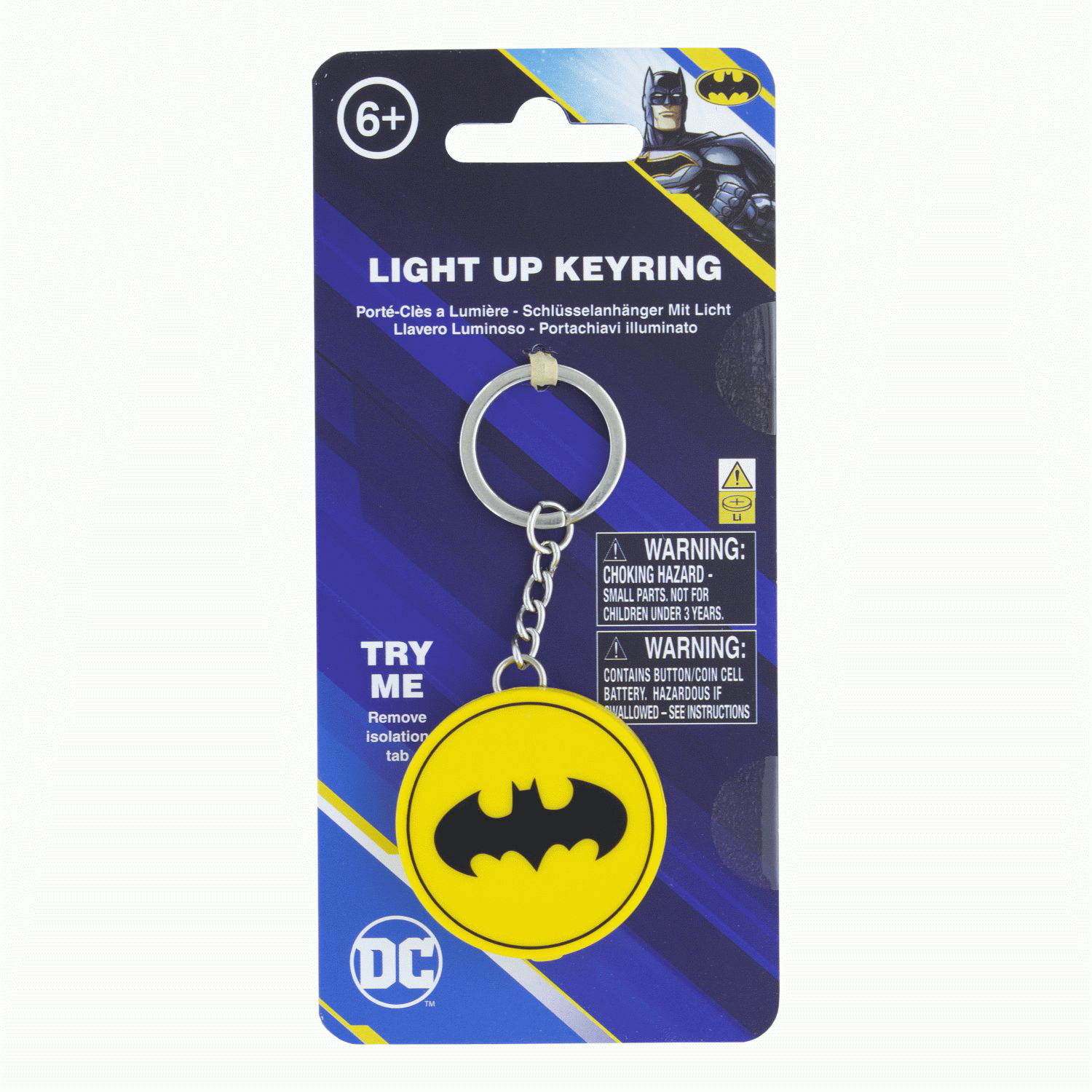 Porte-cles Logo Batman noir - DC Comics