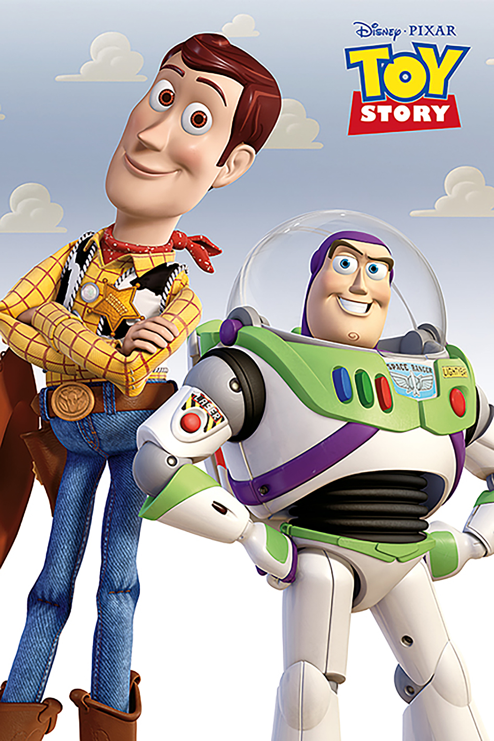 Poster Disney Toy Story Woody And Buzz Lightyear Sur Close Up