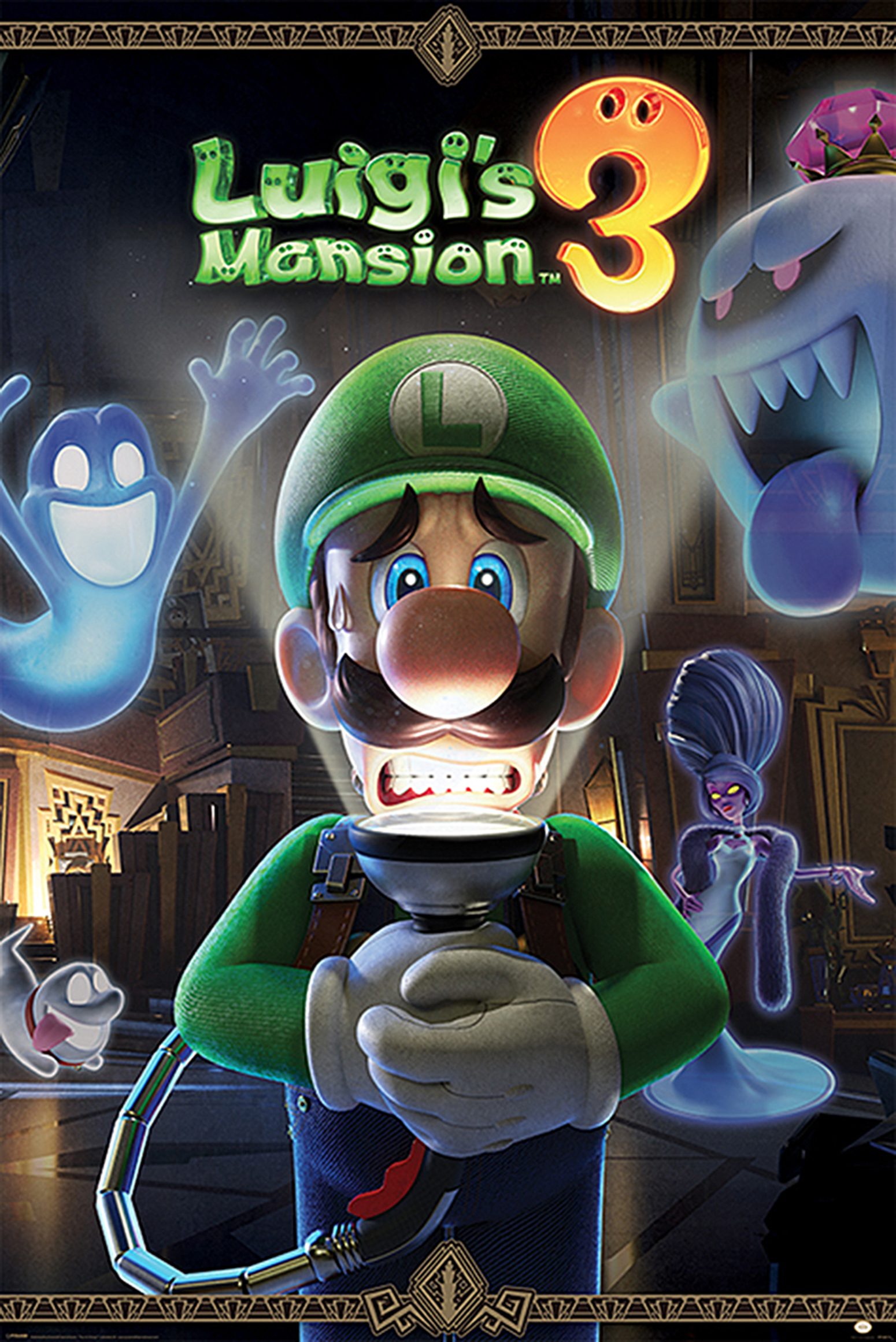 Poster Luigi S Mansion 3 You Re In For A Fright Sur Close Up