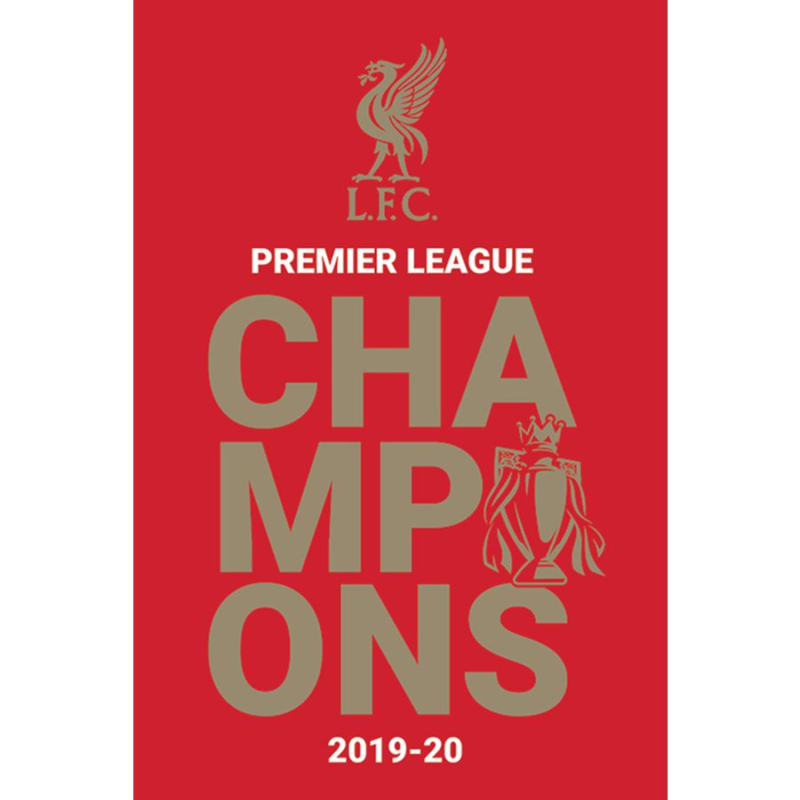 Poster Liverpool FC - Logo P. L. Champions 2019/2020, sur ...