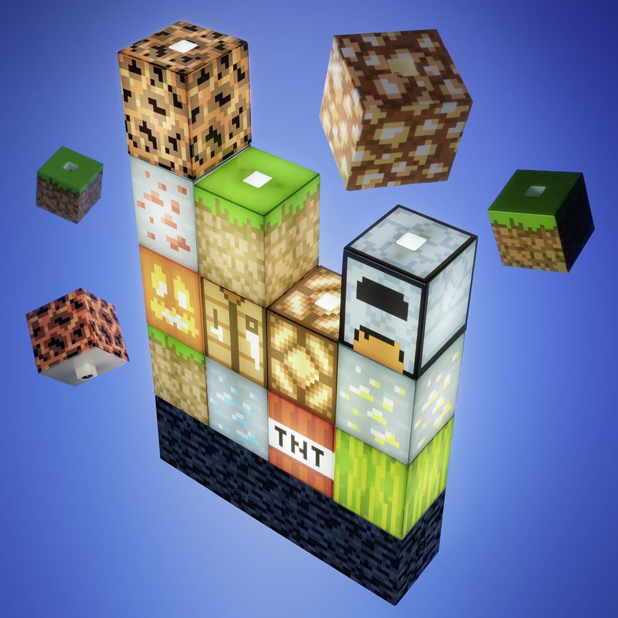 Lampe Minecraft Pierre De Construction En Vente Sur Close Up