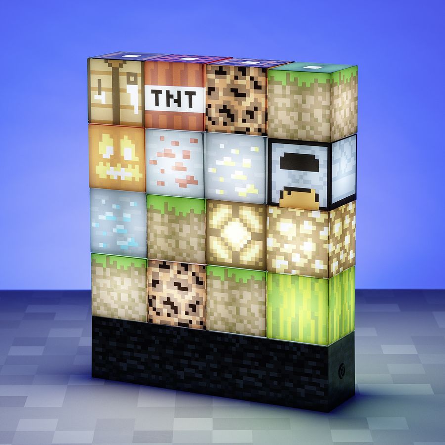 Lampe Minecraft Pierre De Construction En Vente Sur Close Up