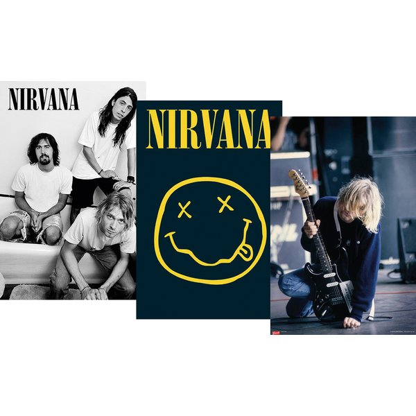 Set de 3 Posters Nirvana -