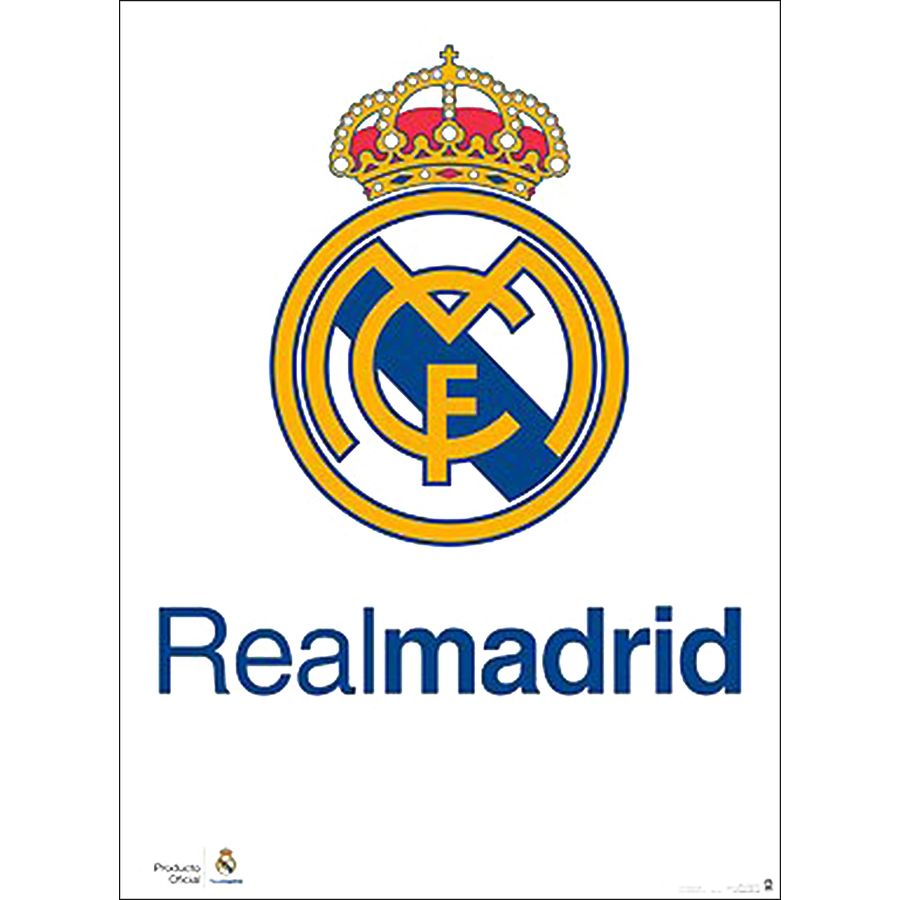 Poster Real  Madrid Blason  du club en vente sur Close Up