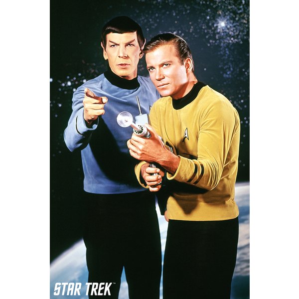 Poster Star Trek - Kirk & Spock