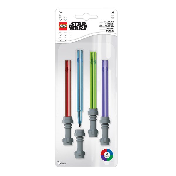 Set de 4 Stylos en gel Star Wars LEGO -