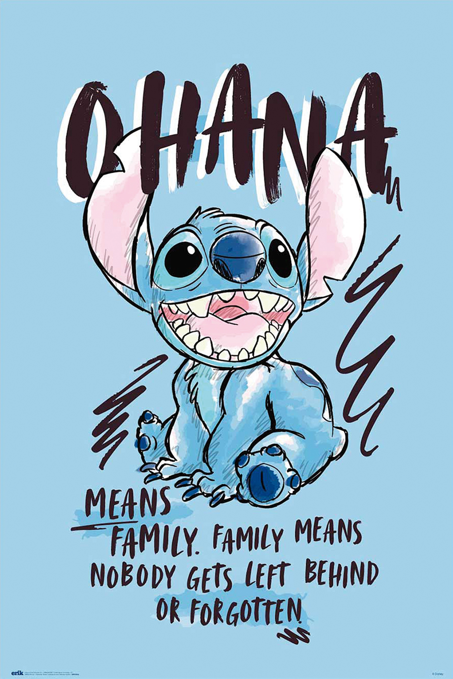 Stitch Wallpaper Cute Ohana Means Family